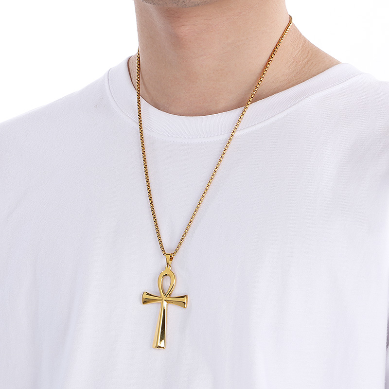 Women Accessories Bd - Kalen Creatieve gepolijste kruishanger ketting voor