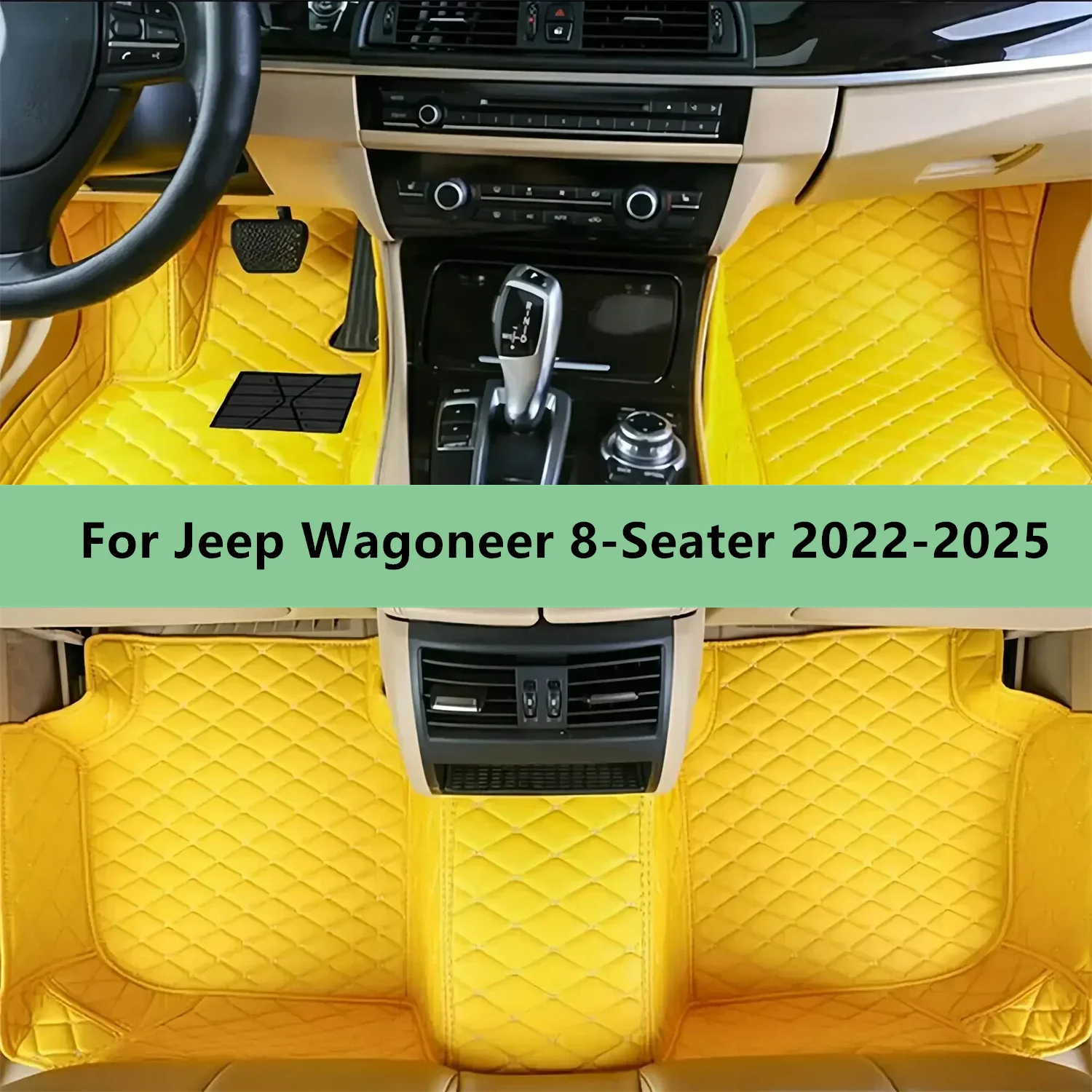Women'S Jeep Accessories - Auto Vloermatten Voor Jeep Wagoneer 8-Zits