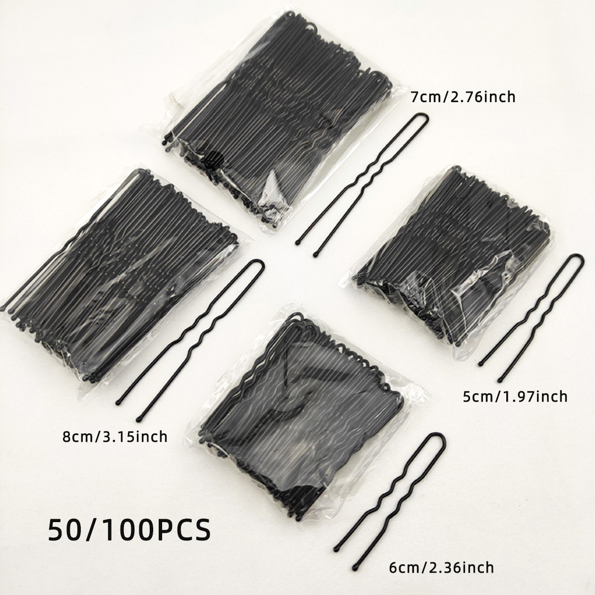 Women Accessories Aesthetic - 50/100 PCS Vrouwen 5/6/7/8 cm Haar
