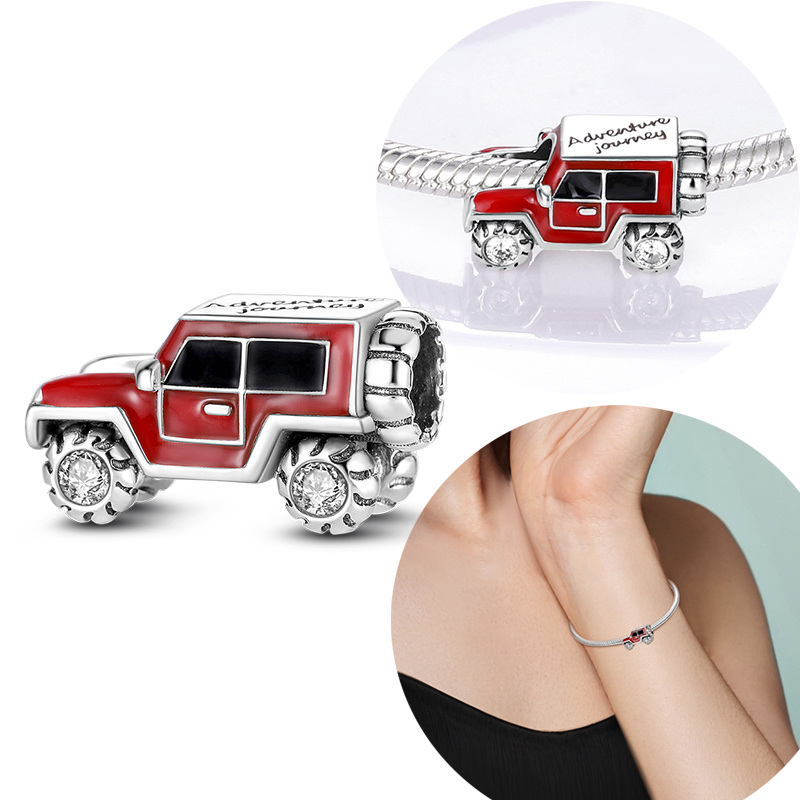 Women'S Jeep Accessories - Originele 925 Sterling Zilveren Bedels SUV