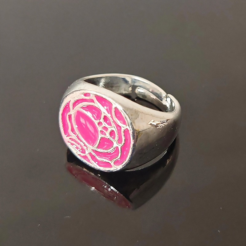 Women'S Accessories Rings - Roze roosring Tenjou Utena Revolutionaire meisjes
