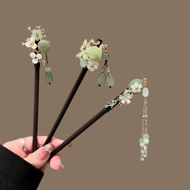 Women Accessories Aesthetic - Antieke Houten Haarspeld Dames Elegante Haarstok