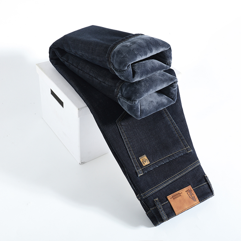 Levis Jeans 501 - Winter Warme Fleece Jeans Heren Dikke