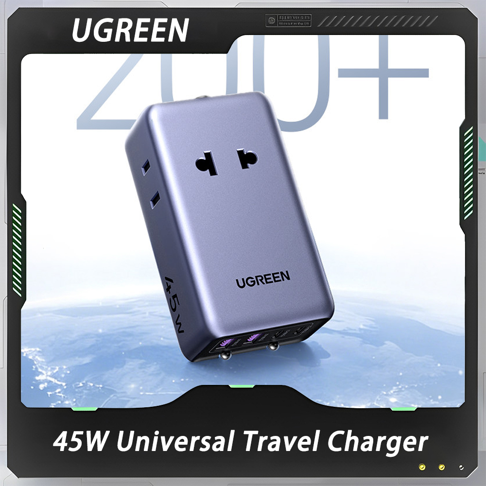 Women Accessories In Uk - UGREEN 45W Adapter Stekkeradapter GaN Universele