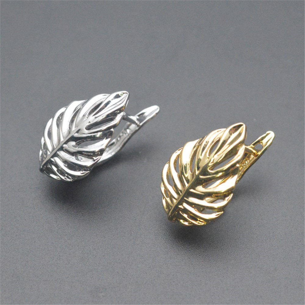Wrap Ring Gold - 1/2 Stuks 18K Verguld Messing Bladvormige