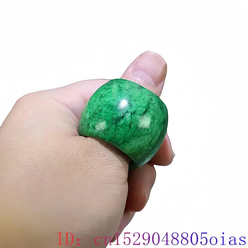 22Mm Groene Echte Jade Ringen  - Women'S Accessories Rings recensie en prijs