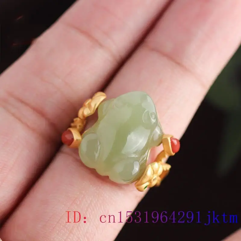 Groene Jade Kikker Ringen Char - Women'S Accessories Rings recensie en prijs