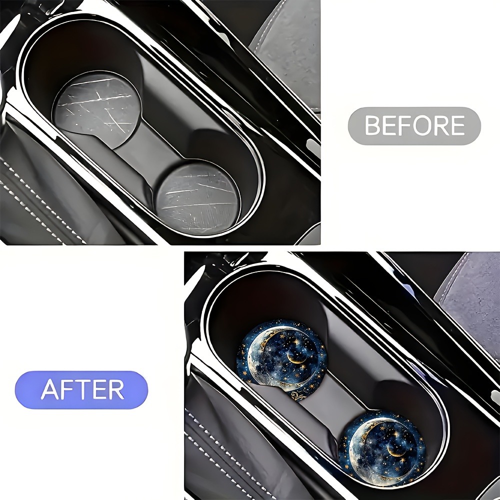 2 stuks Starry Night Moon auto - Women Accessories Holder recensie en prijs