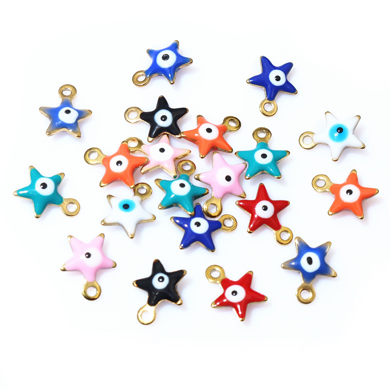 20 stuks 10x8.5mm Emaille Evil - Evil Eye Bracelet recensie en prijs