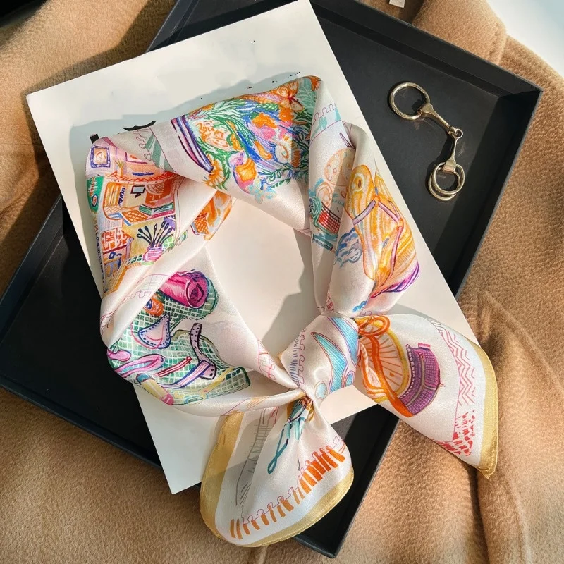 Luxe zachte zijden sjaal met a - Women'S Yellow Accessories recensie en prijs