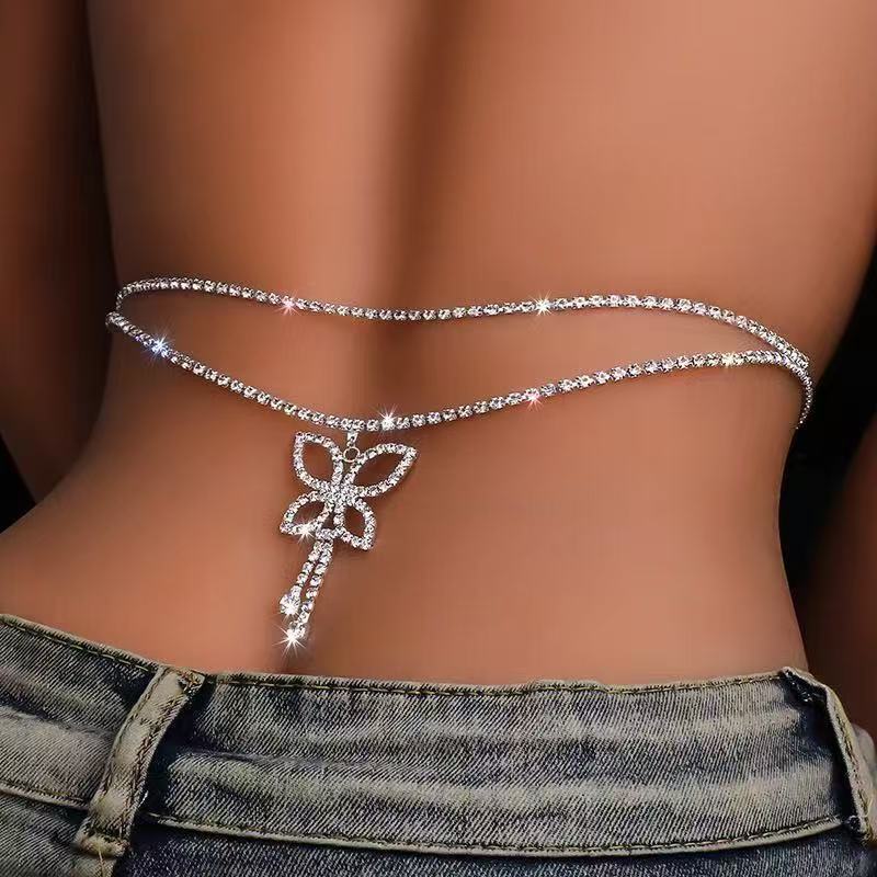 Luxe strass dubbele ketting wa - Women Accessories Dropshipping recensie en prijs