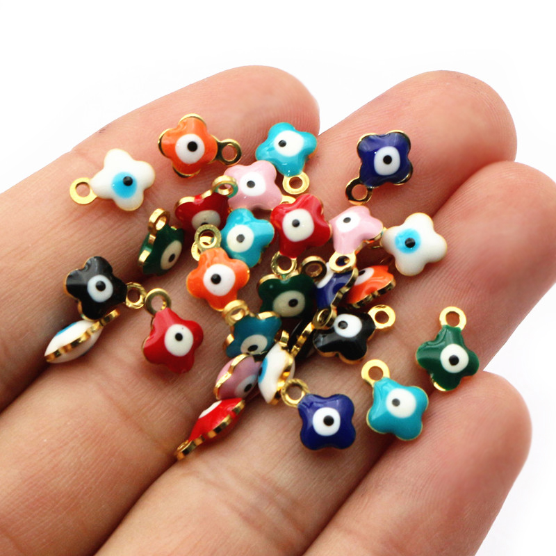 20 stuks Charms Emaille Zeepaa - Evil Eye Bracelet recensie en prijs