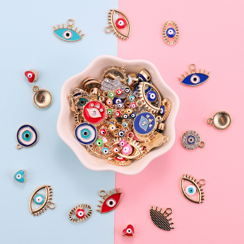 30 stks Mix Legering Gekleurde - Evil Eye Bracelet recensie en prijs
