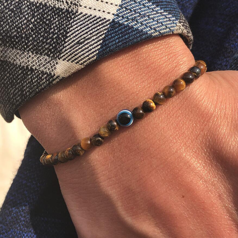 Minimalistische motorarmband h - Evil Eye Bracelet recensie en prijs