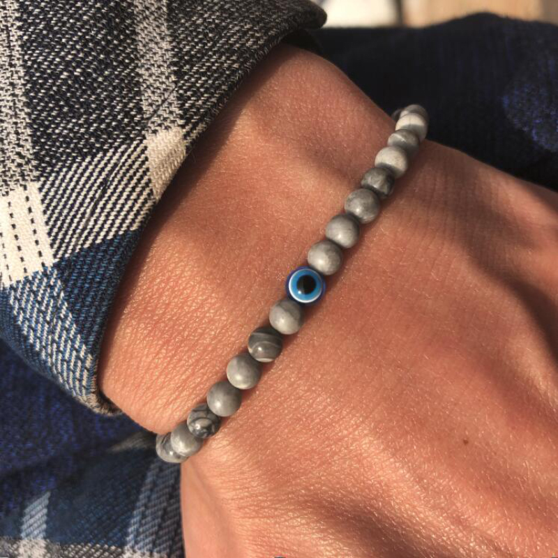 Minimalistische motorarmband h - Evil Eye Bracelet recensie en prijs
