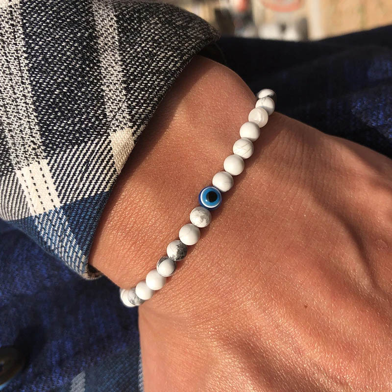 Minimalistische motorarmband h - Evil Eye Bracelet recensie en prijs