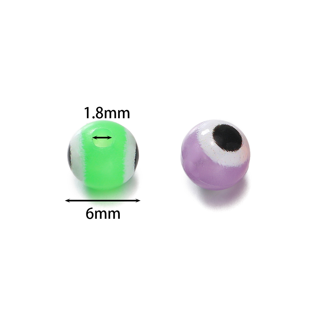 10 stks/partij 6mm Lichtgevend - Evil Eye Bracelet recensie en prijs
