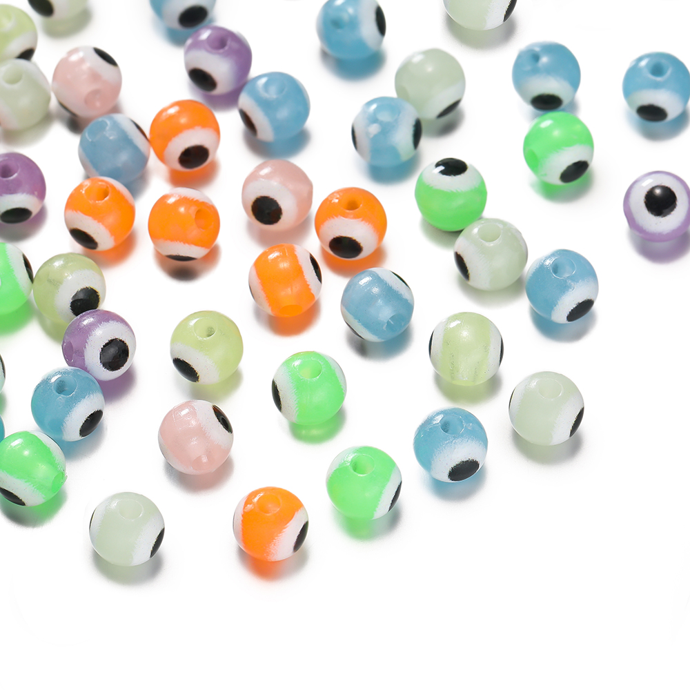 10 stks/partij 6mm Lichtgevend - Evil Eye Bracelet recensie en prijs