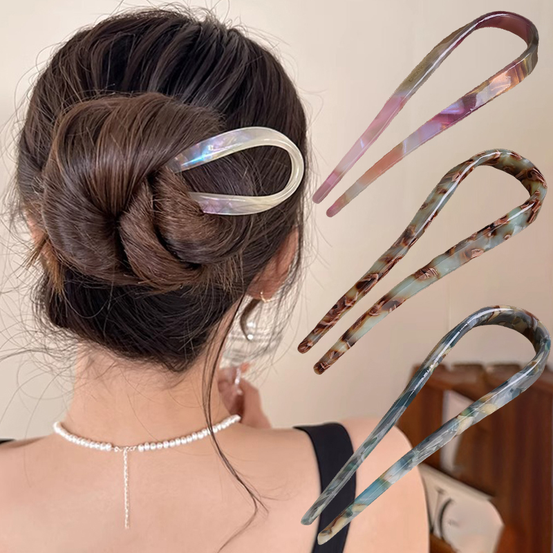 U-vormige haarstokjes Acetaat  - Women Accessories Aesthetic recensie en prijs