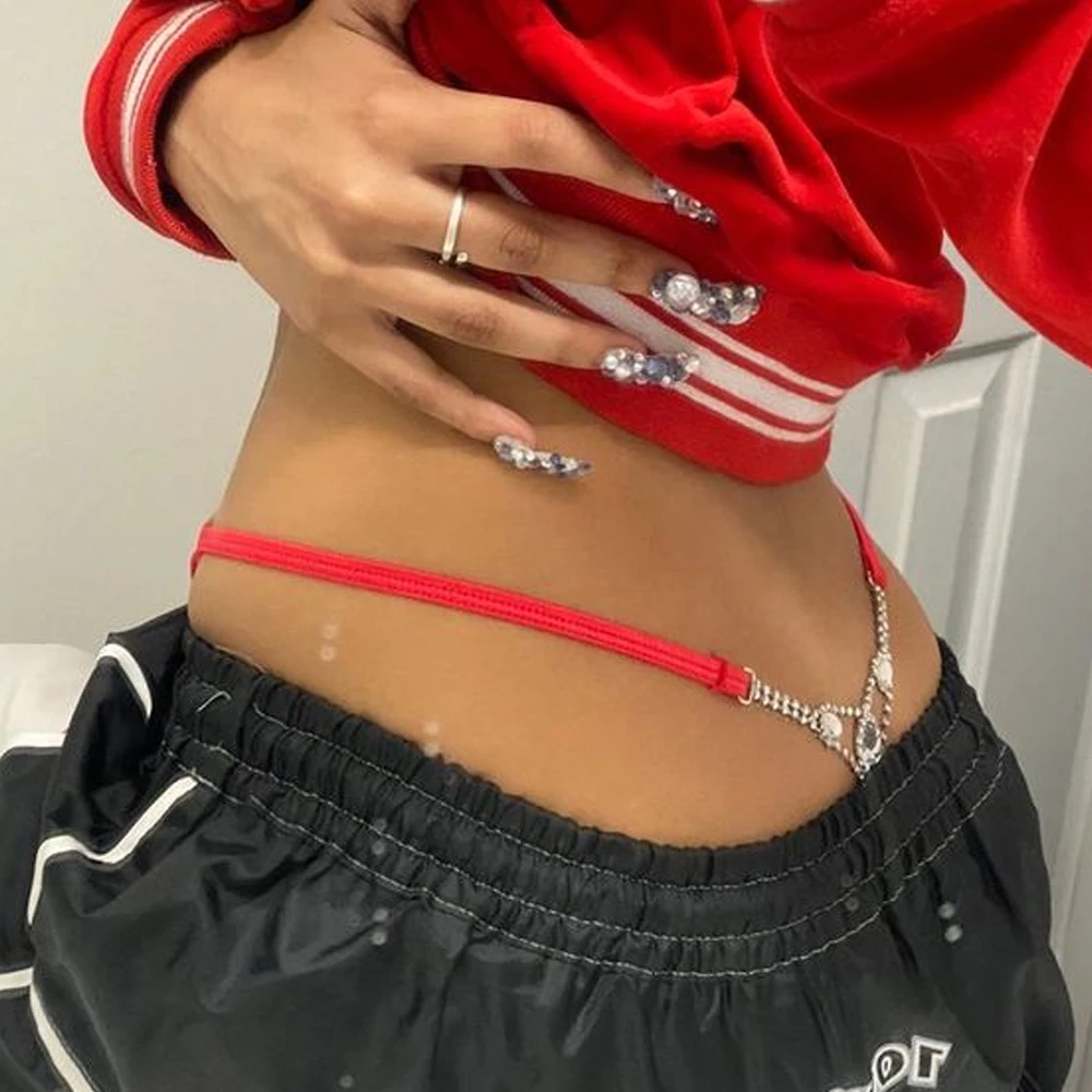 Sexy Ronde Strass String Verst - Women Accessories Dropshipping recensie en prijs