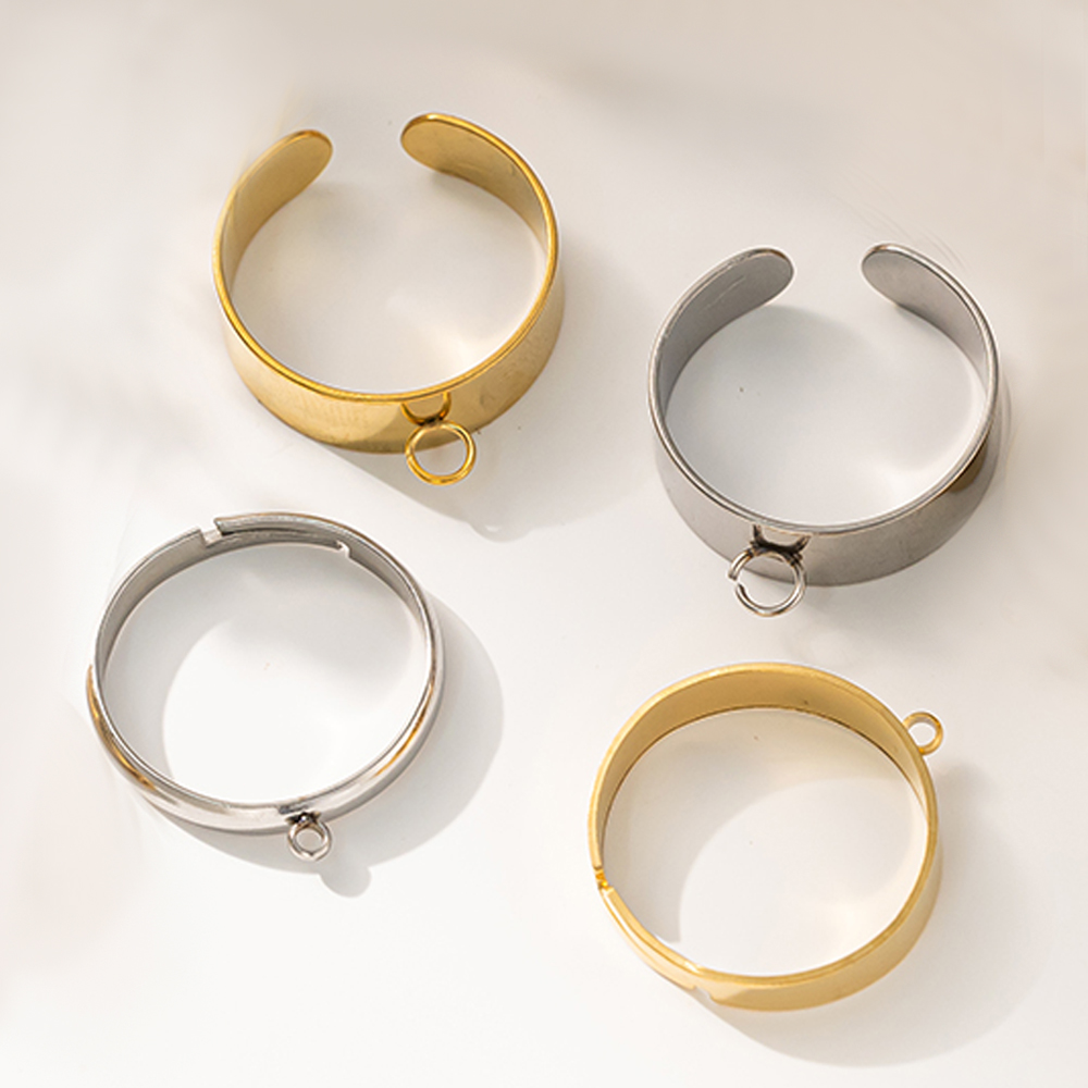 5 stks/partij Rvs Goud Kleur O - Women'S Accessories Rings recensie en prijs