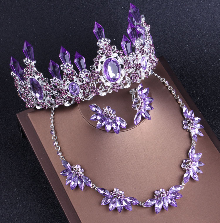 Noble Purple Crystal Bruids Si - Women Jewelry Accessories For Black Dress recensie en prijs