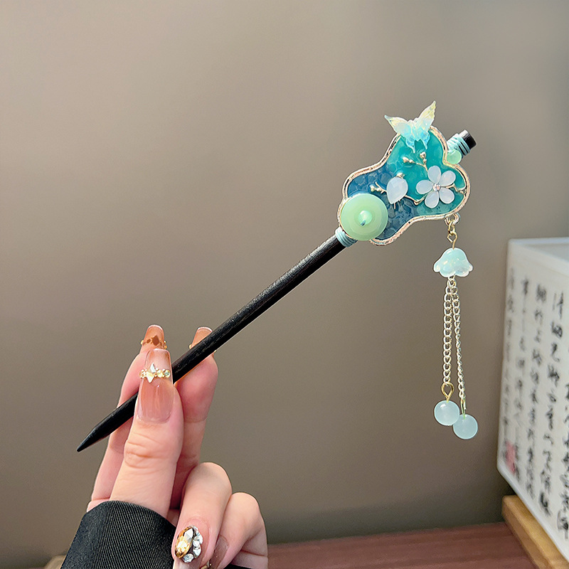 Klassieke kwastje haarstokje z - Women Accessories Aesthetic recensie en prijs