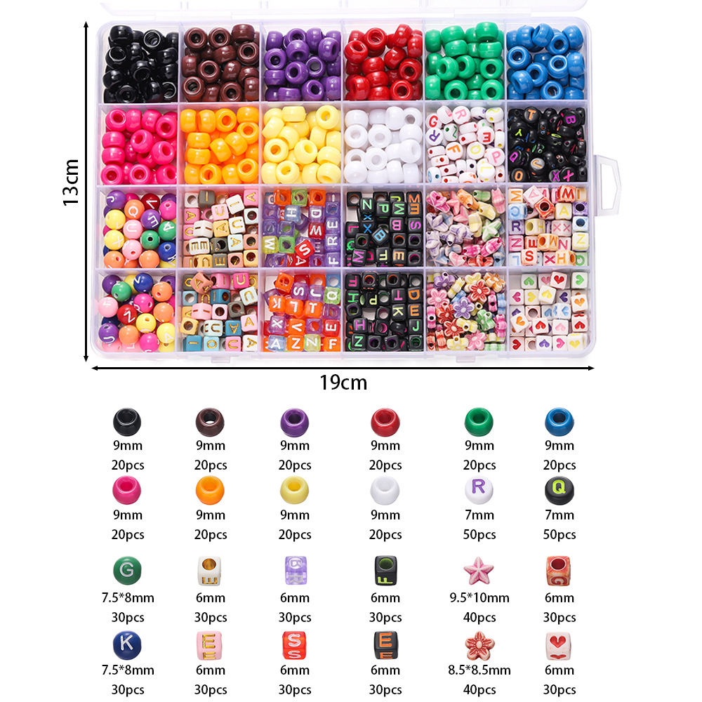 1 doos kleurrijke acryl pony k - Women Accessories Holder recensie en prijs
