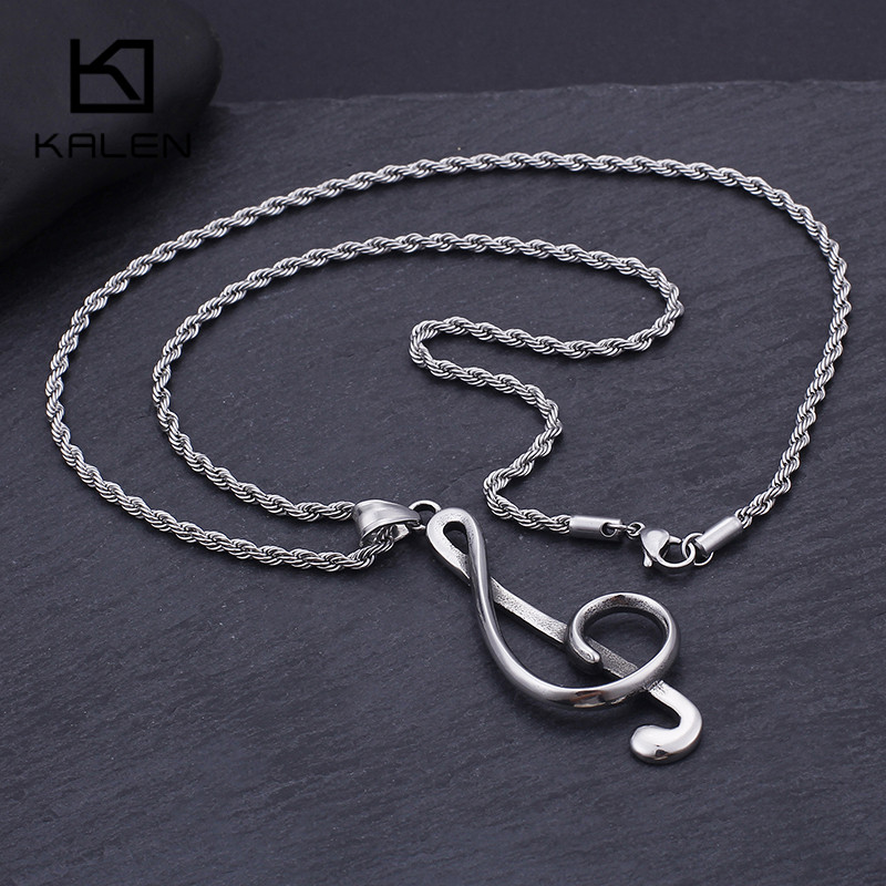 KALEN RVS Muzieknoot Hanger Ke - Women Accessories Bd recensie en prijs
