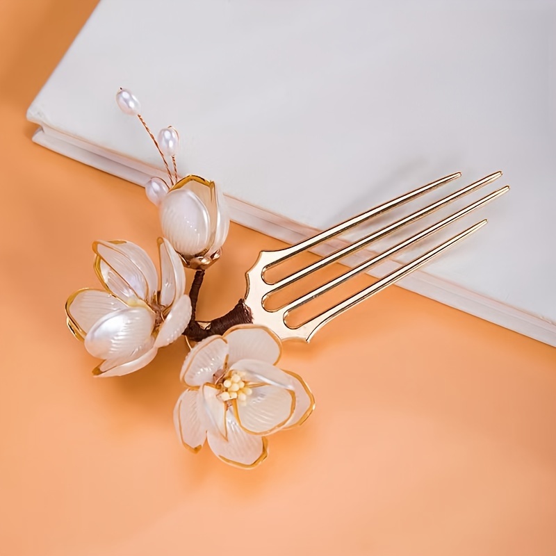 Chinese stijl schelp magnolia  - Women Accessories Aesthetic recensie en prijs
