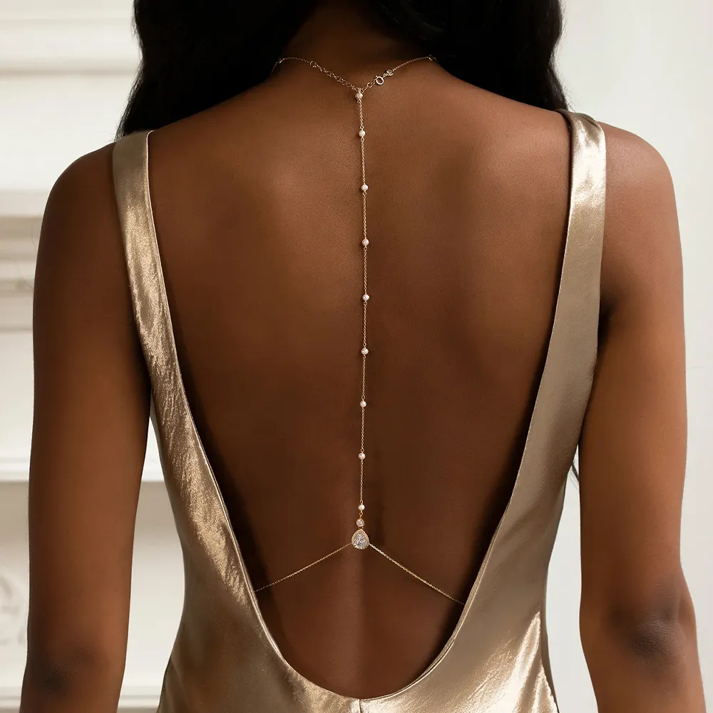 Mode Bruids Terug Ketting Sier - Women Accessories Dropshipping recensie en prijs